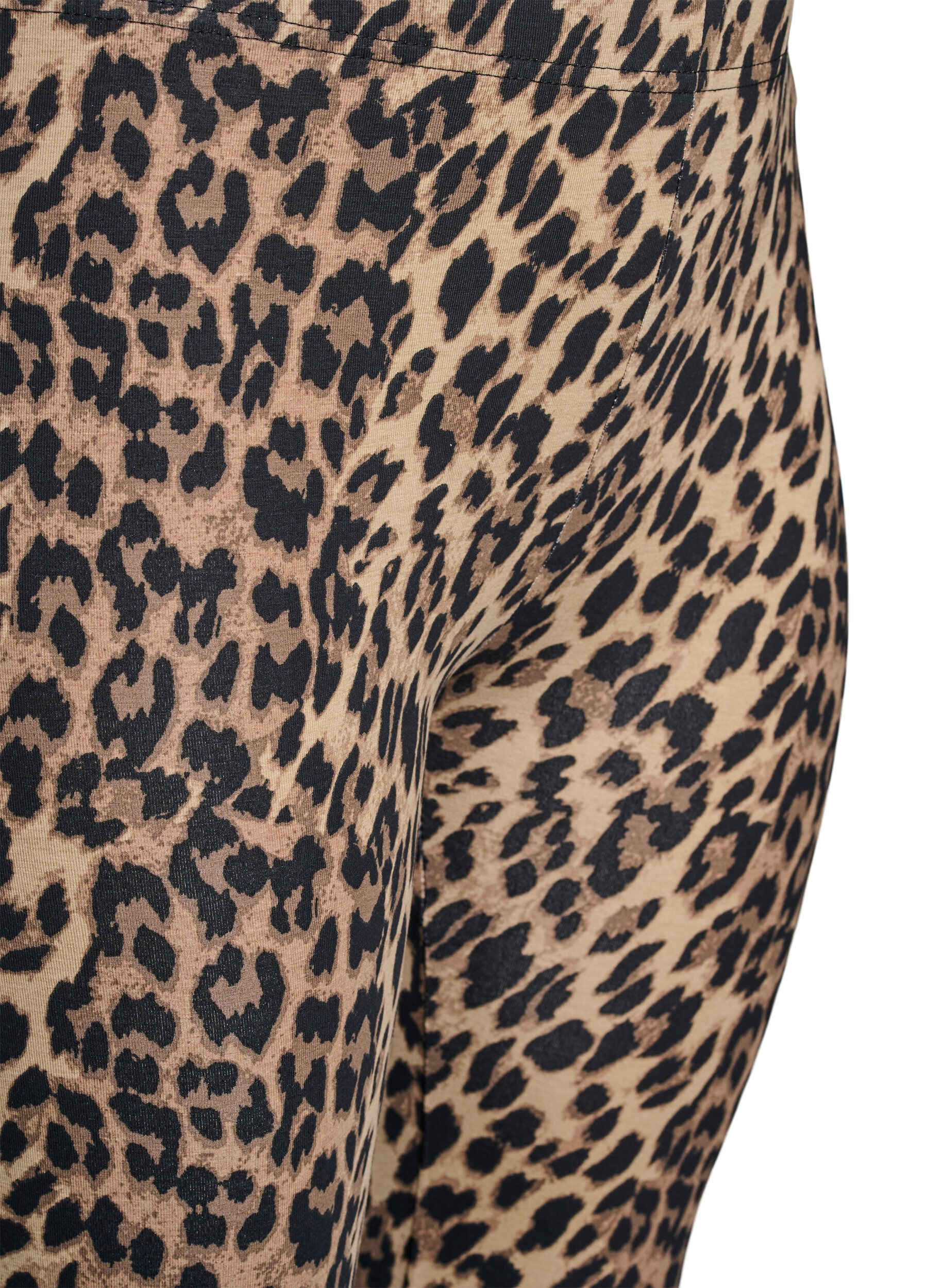 Viskose leggings med leo print