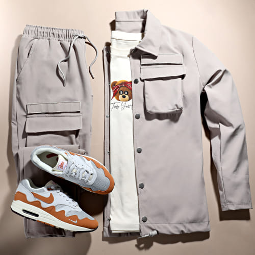 Ensemble Veste Et Jogger Pant LL608 Beige