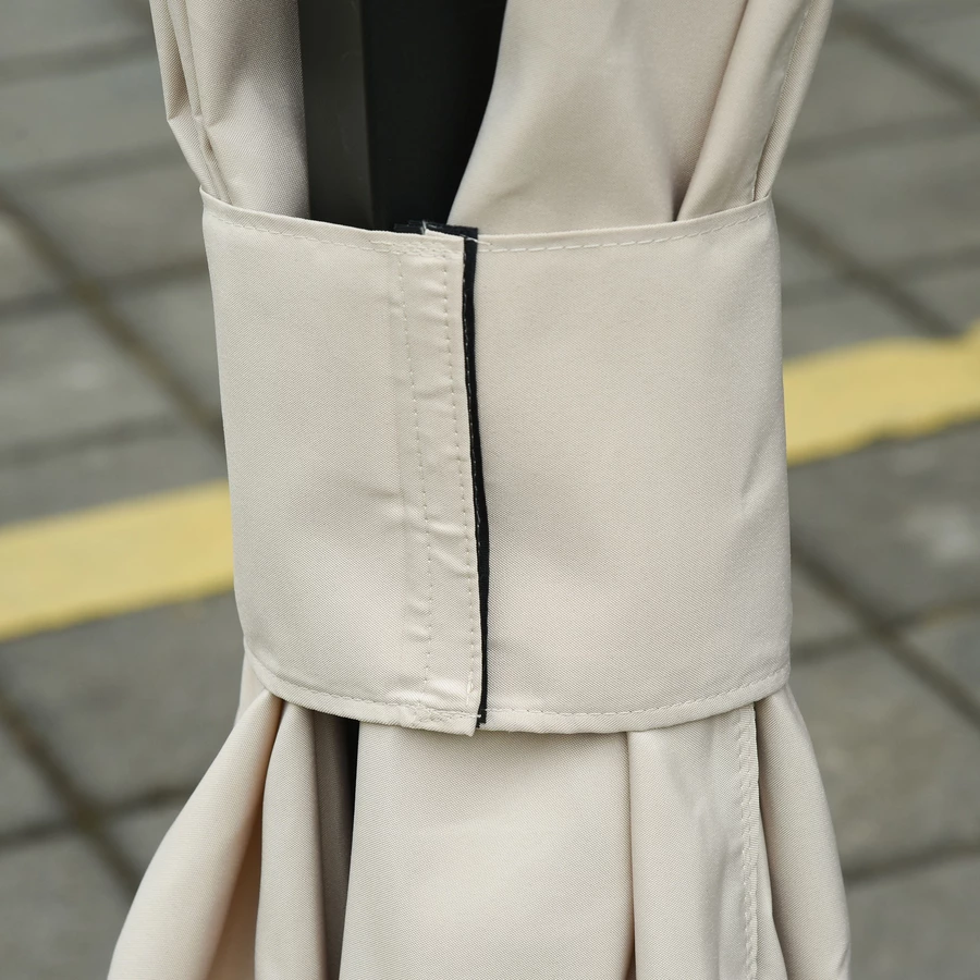 Outsunny Seitenwände mit Klettverschluss beige