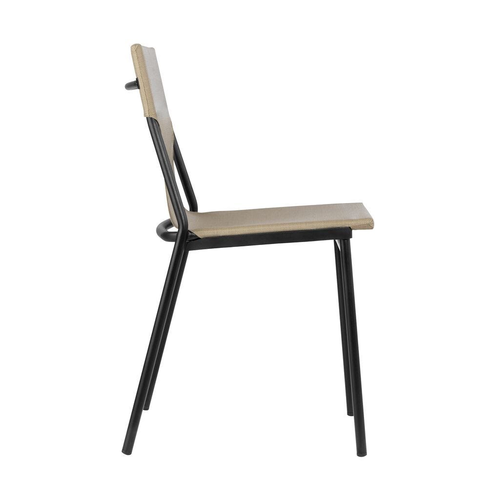 Stuhl mit Großem Sitzkomfort Horizon Batyline® Duo Braun Noisette-Noir
