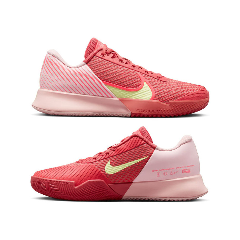 Nike Air Zoom Vapor Pro 2 clay femme rose