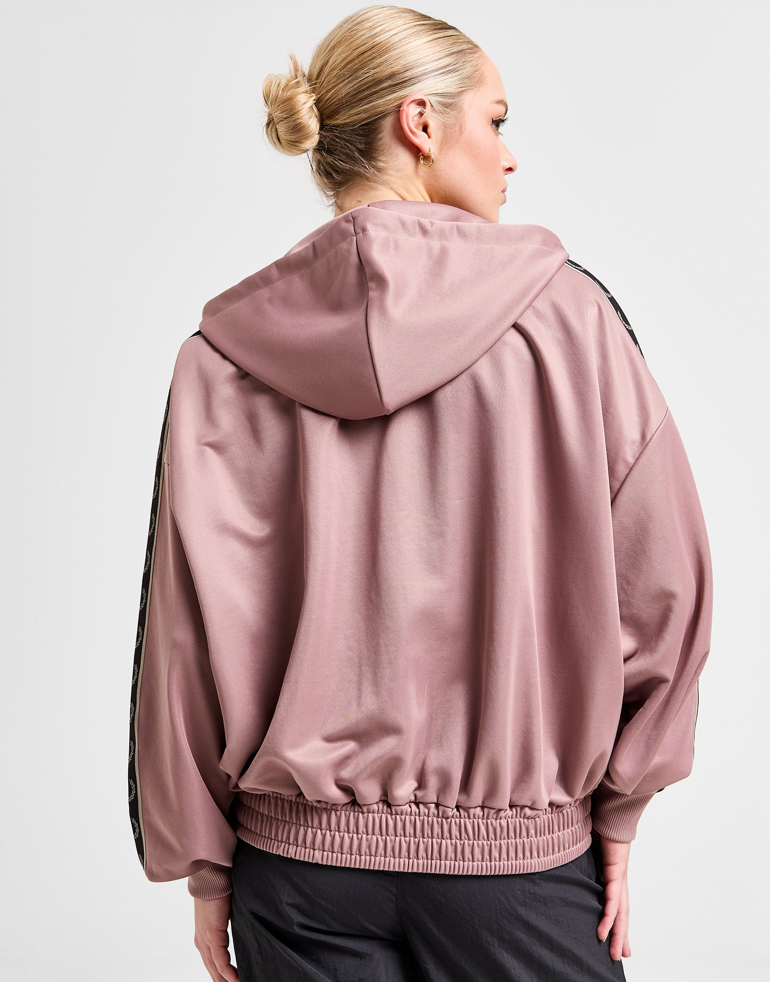 Fred Perry Sweat à Capuche Zippé Logo Femme