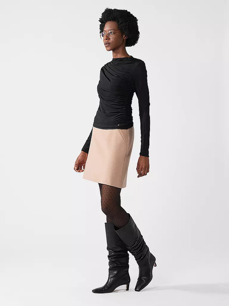 ANINE BING Langarmshirt BRAY TOP schwarz