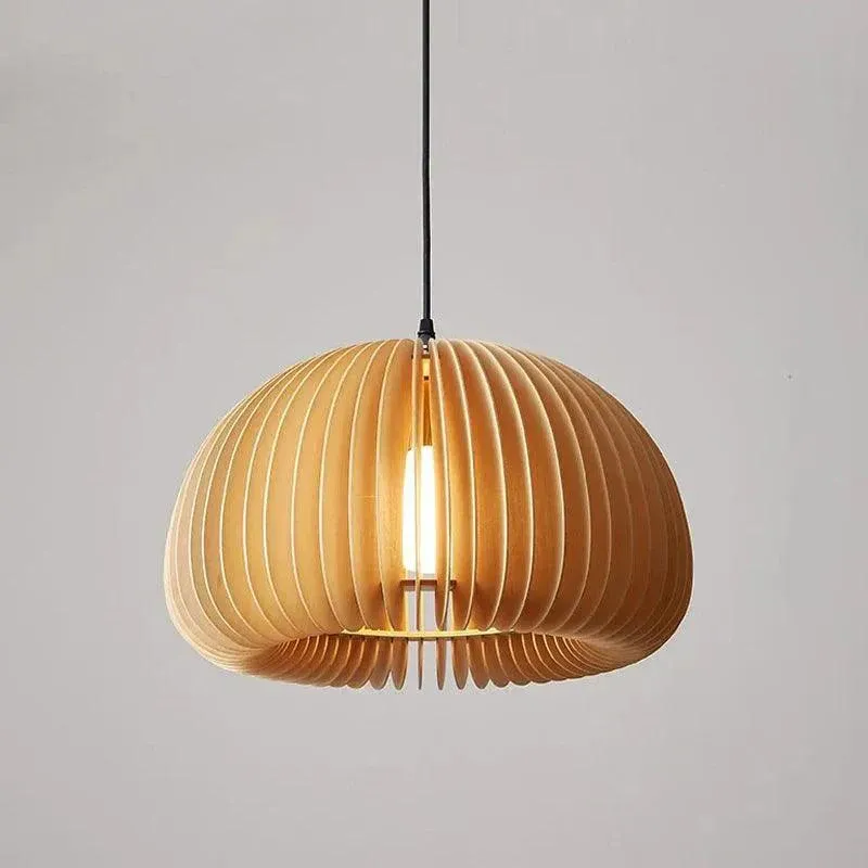 Nordic Art Wooden Ceiling Lamp Lighting | Modern Retro Style Hanging Light