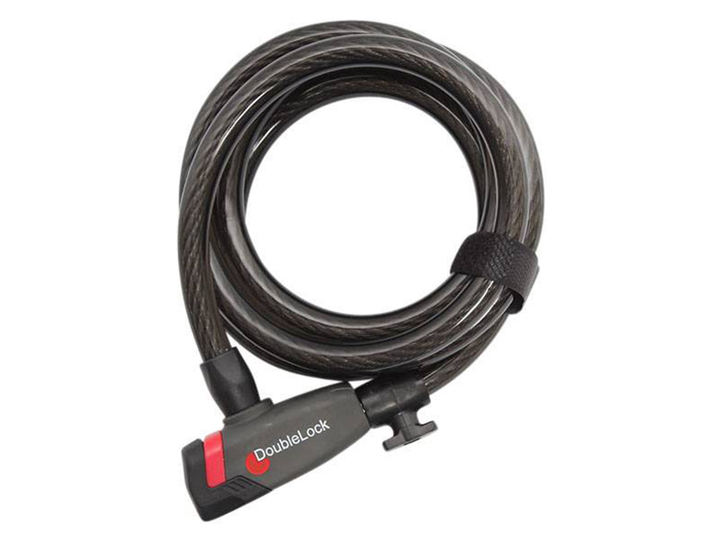 DoubleLock Coil Cable key kabelslot - 120 cm