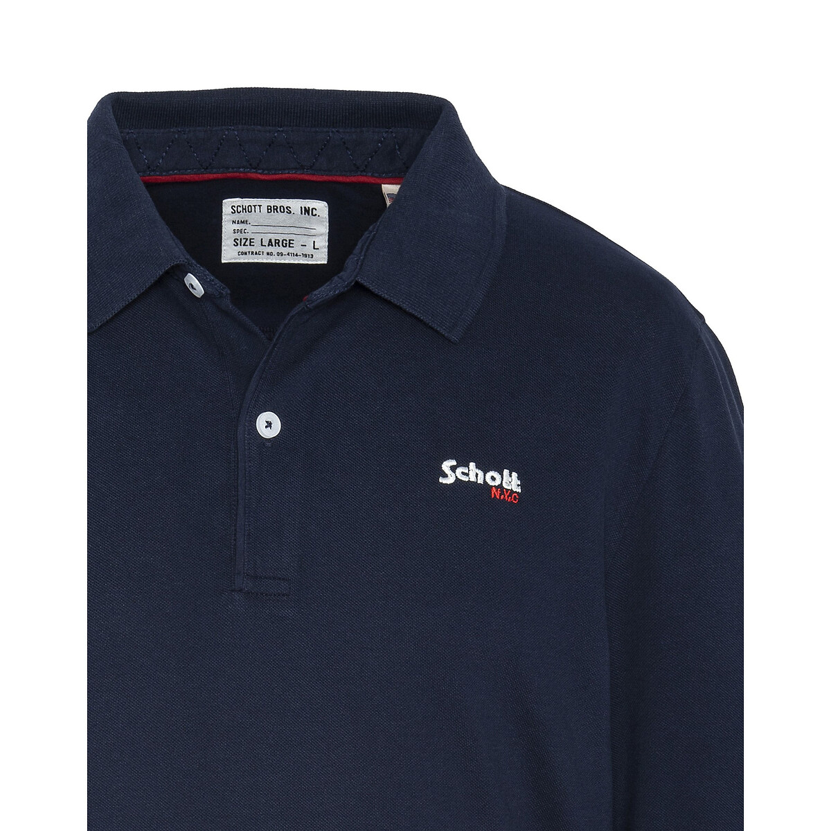 SCHOTT<br>Camisa polo de manga comprida