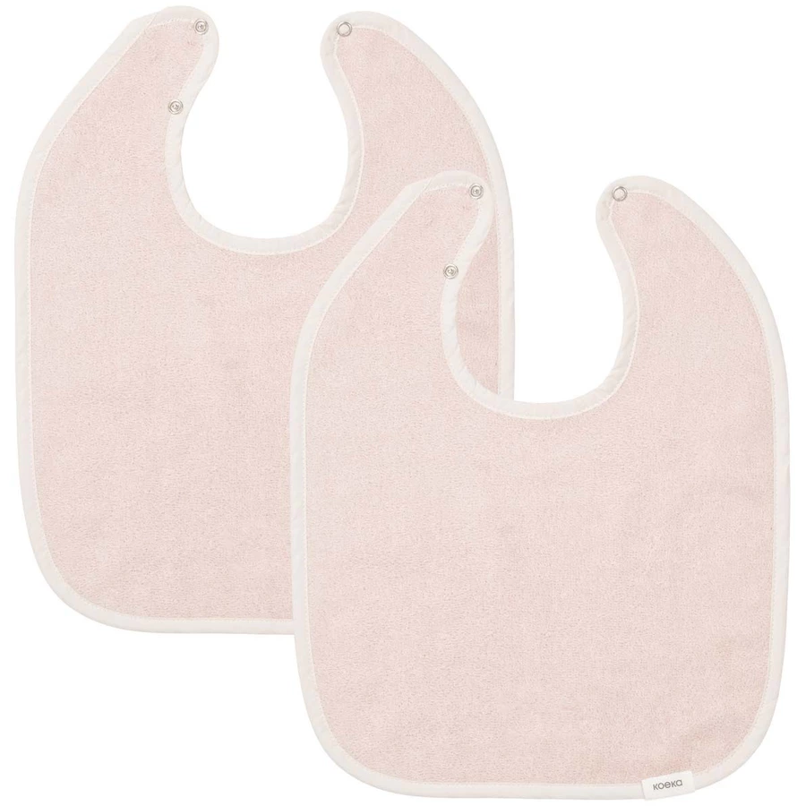koeka Lätzchen 2-pack Dijon Daily rosa