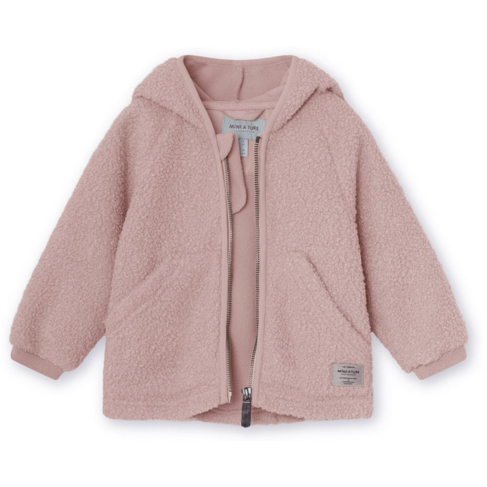 Køb Mini A ture Cloudy Rose Liff Teddyfleece Jakke. GRS