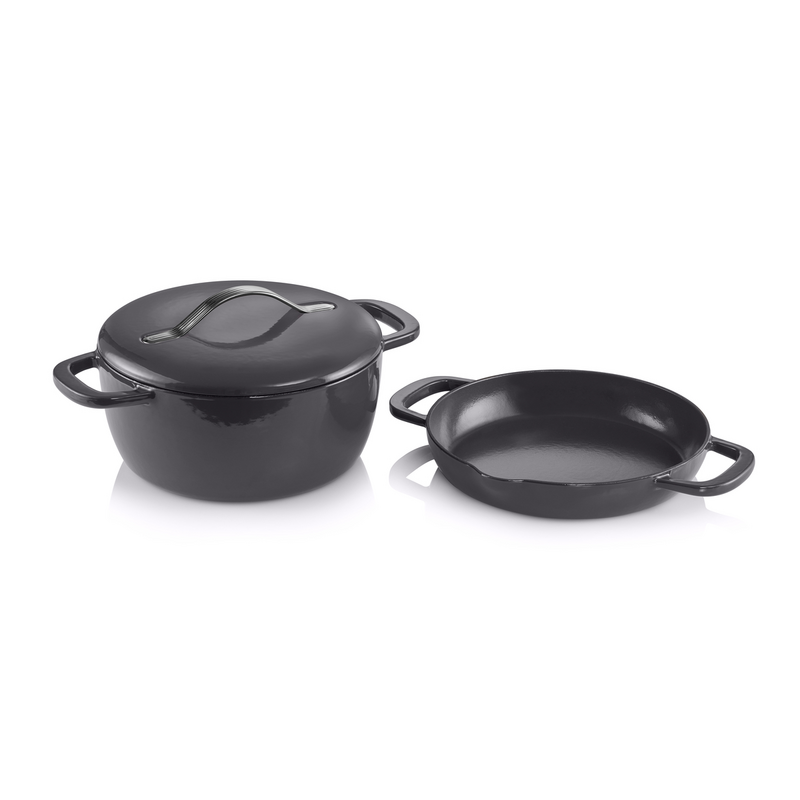 Cast Iron Bratpfanne 26 cm Die Neue aus emailliertem Gusseisen