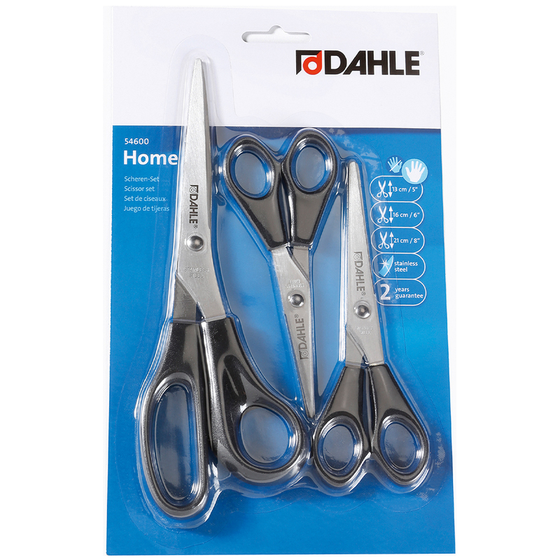 Dahle Scheren-Set Eco, 13 cm / 16 cm / 21 cm