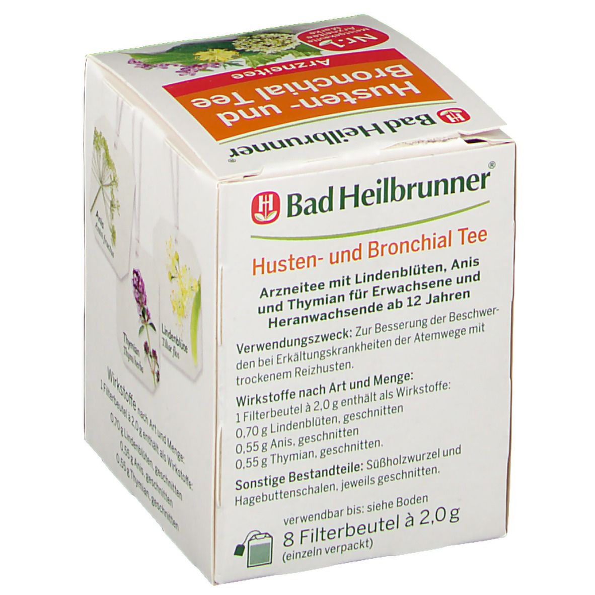 Bad Heilbrunner® Husten- und Bronchial Tee