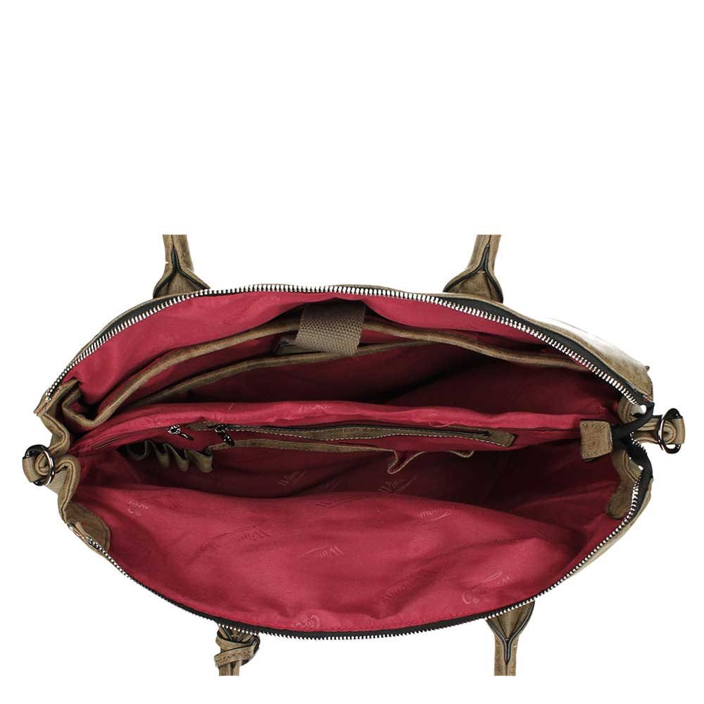 Wimona Fabiana Dames Laptoptas taupe
