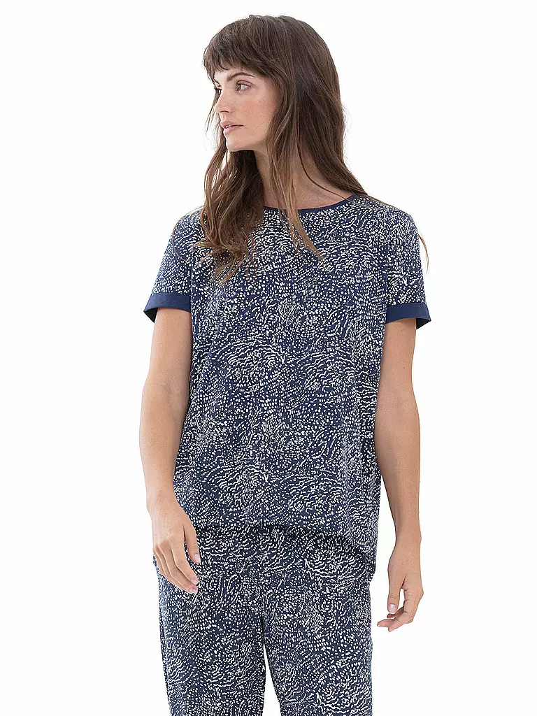 MEY Pyjamashirt blau