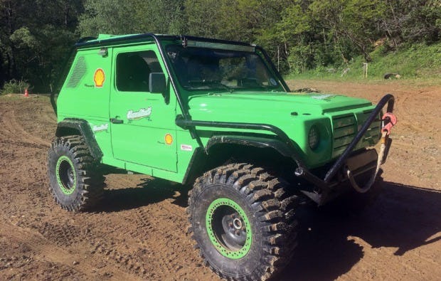 Mercedes Puch G offroad fahren in Voitsberg als Geschenk