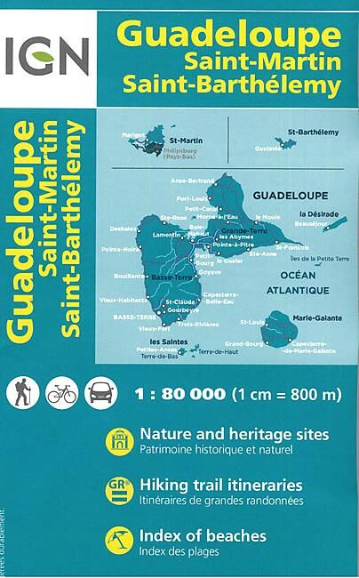 IGN - LA GUADELOUPE 1 80 000