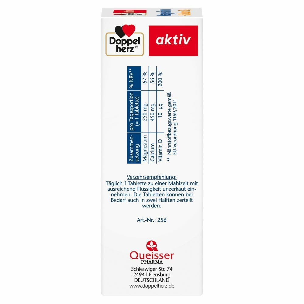 Doppelherz® Magnesium + Calcium + D3 Tabletten
