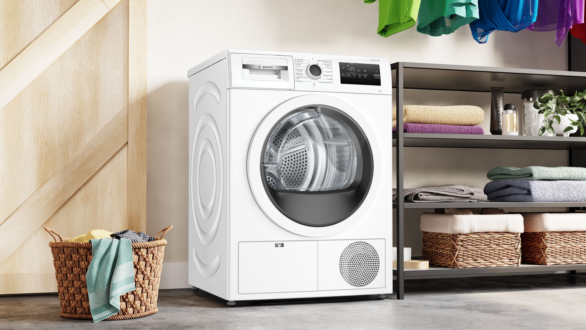 PRODUTO RECONDICIONADO # Secadora de Condensação Série 4 7 kg WTN85201ESB