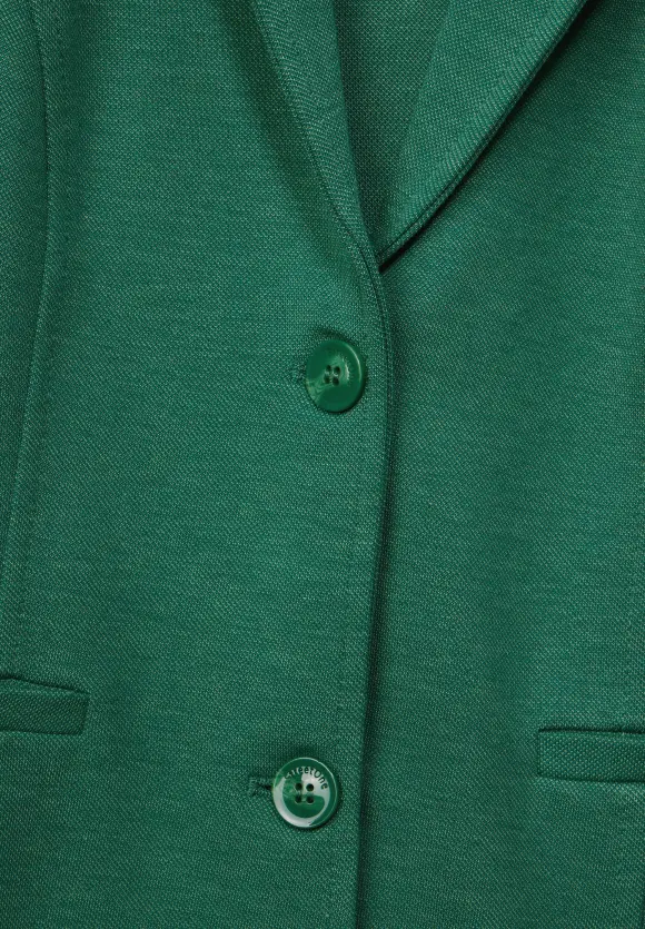 Basic Piqué Blazer - fresh spring green