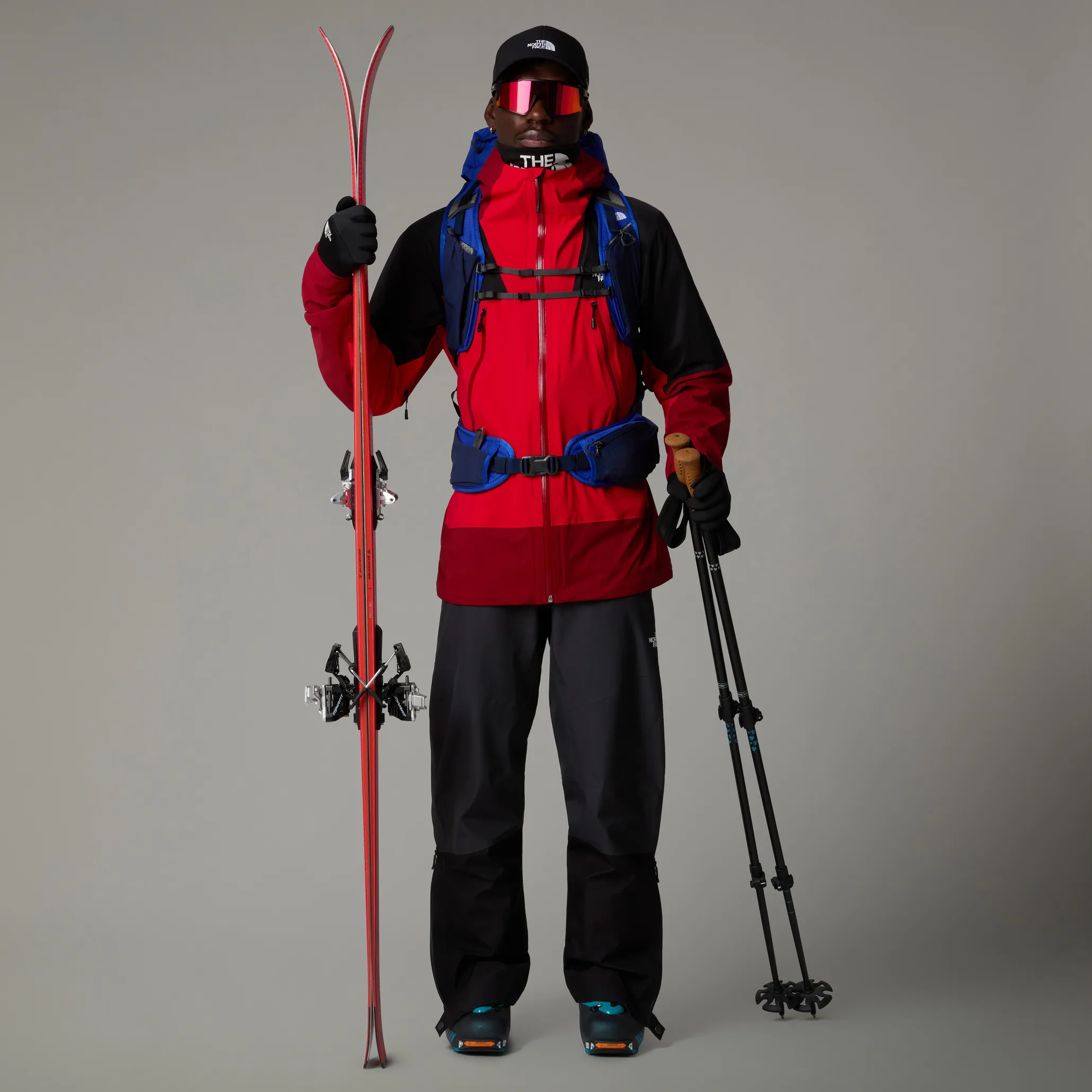 The North Face Men's Signal 2.5-Layer DryVent High Risk Red/Garnet Red/TNF Black