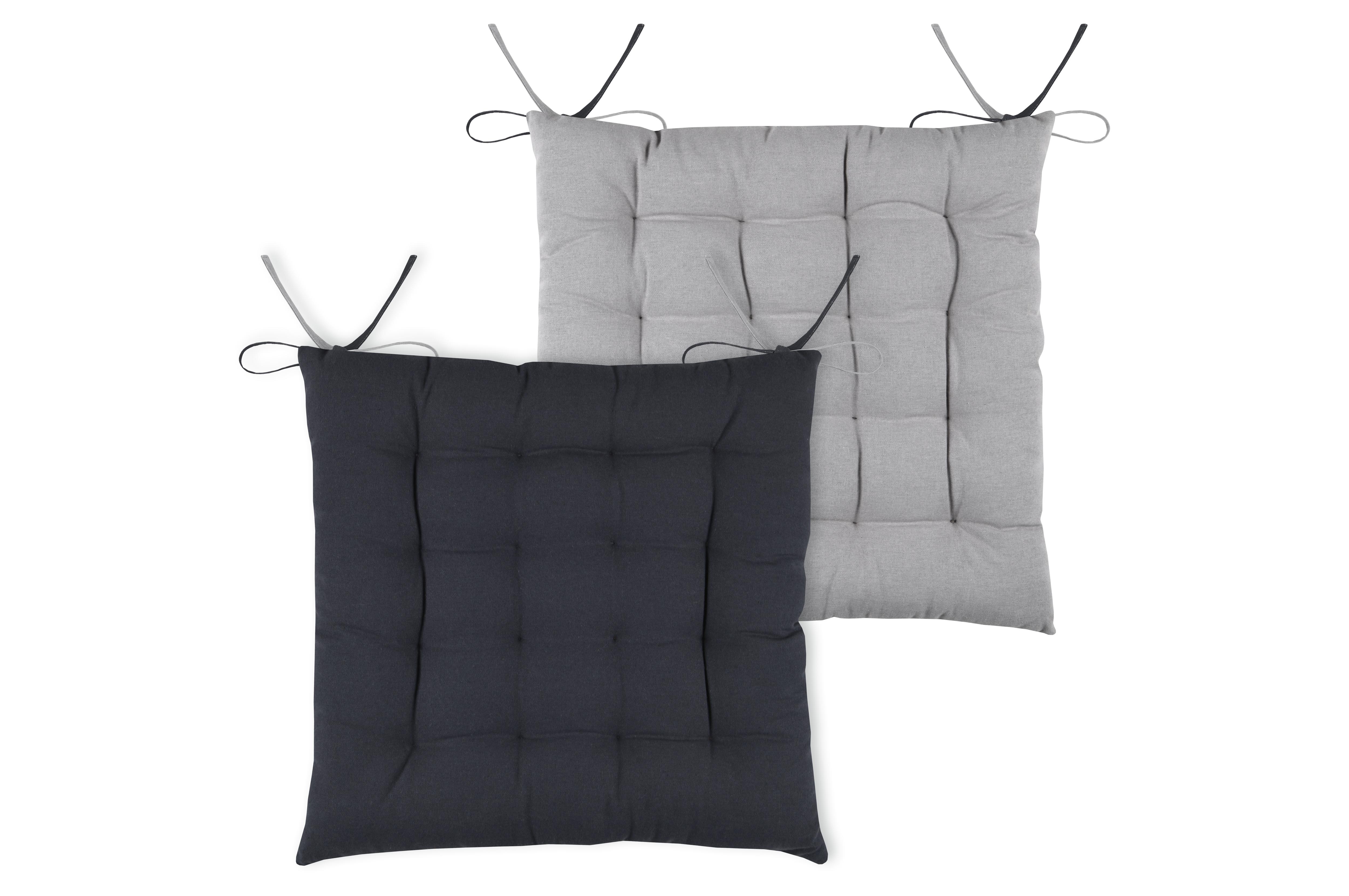 DUO GALETTE ANTHRACITE SOURIS 16 POINTS 40X40CM