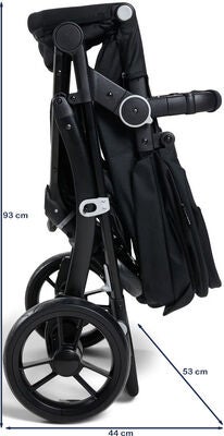 Beemoo Move 2-in-1 Kombivogn, Black