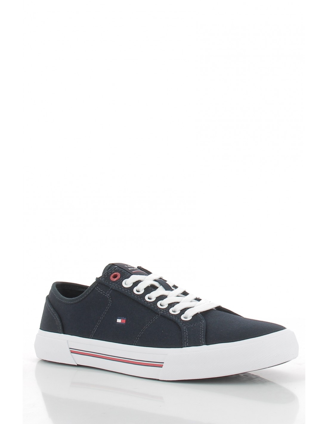 tommy hilfiger baskets de ville homme core corporate vulc bleu marine