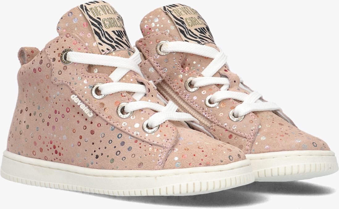 DEVELAB roze develab hoge sneaker 41892