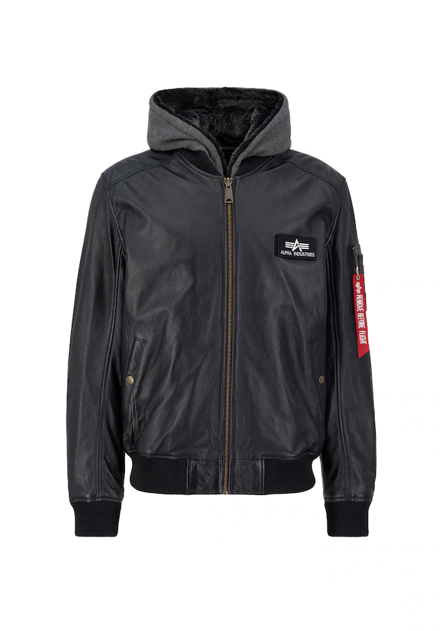Alpha Industries Lederjacke »MA-1 D-Tec Leather Bomber Jacket«
