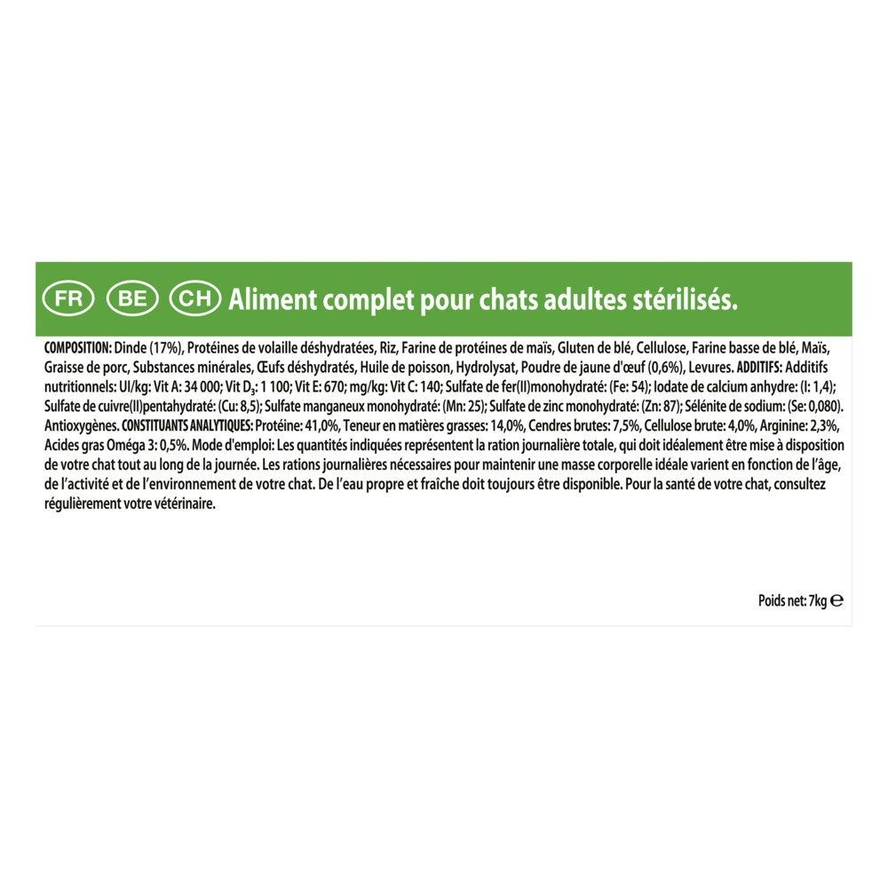 Pro Plan LiveClear Sterilised Adult 1+ Kalkoen7 kg