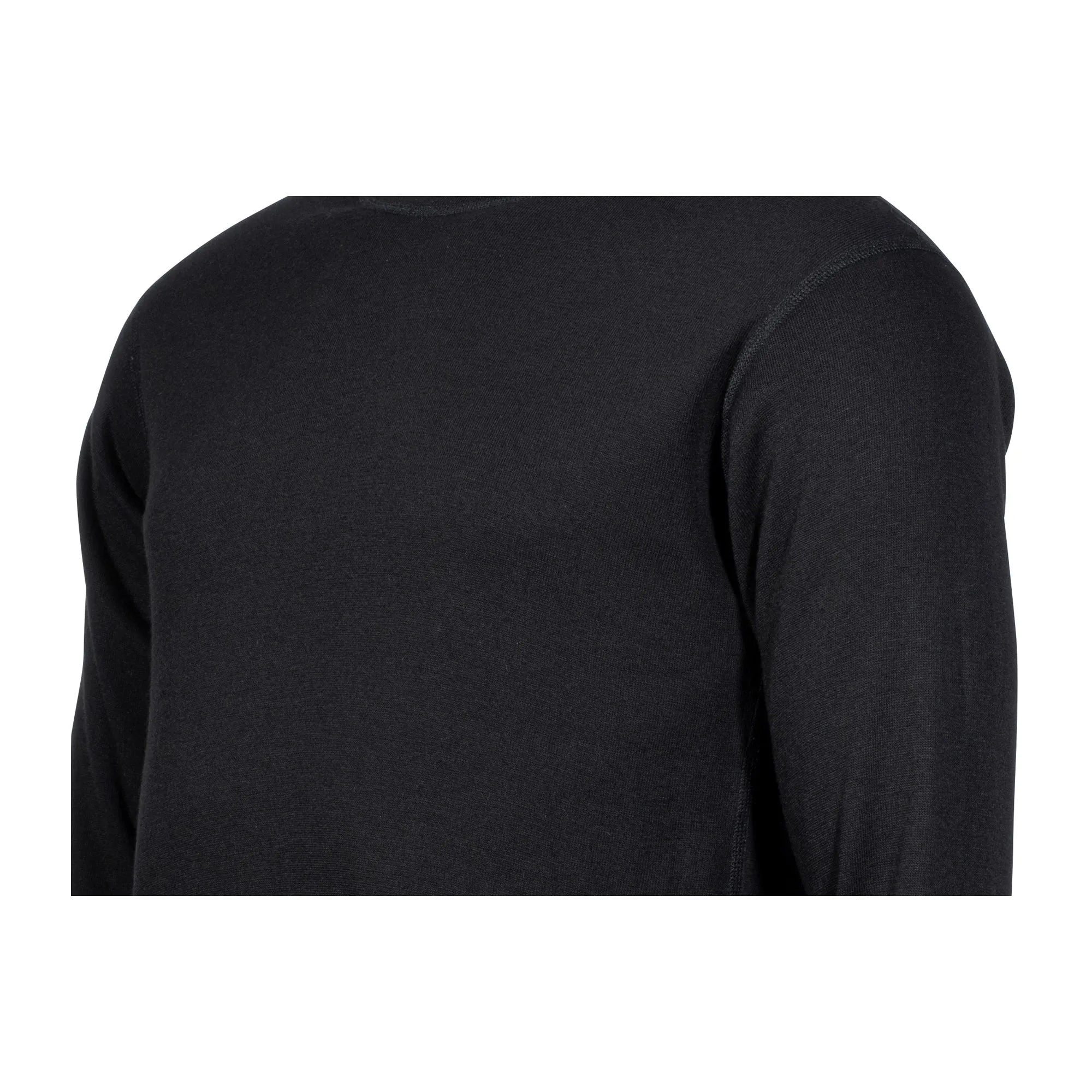 Aclima -  Aclima Sweatshirt WoolTerry Crewneck jet black