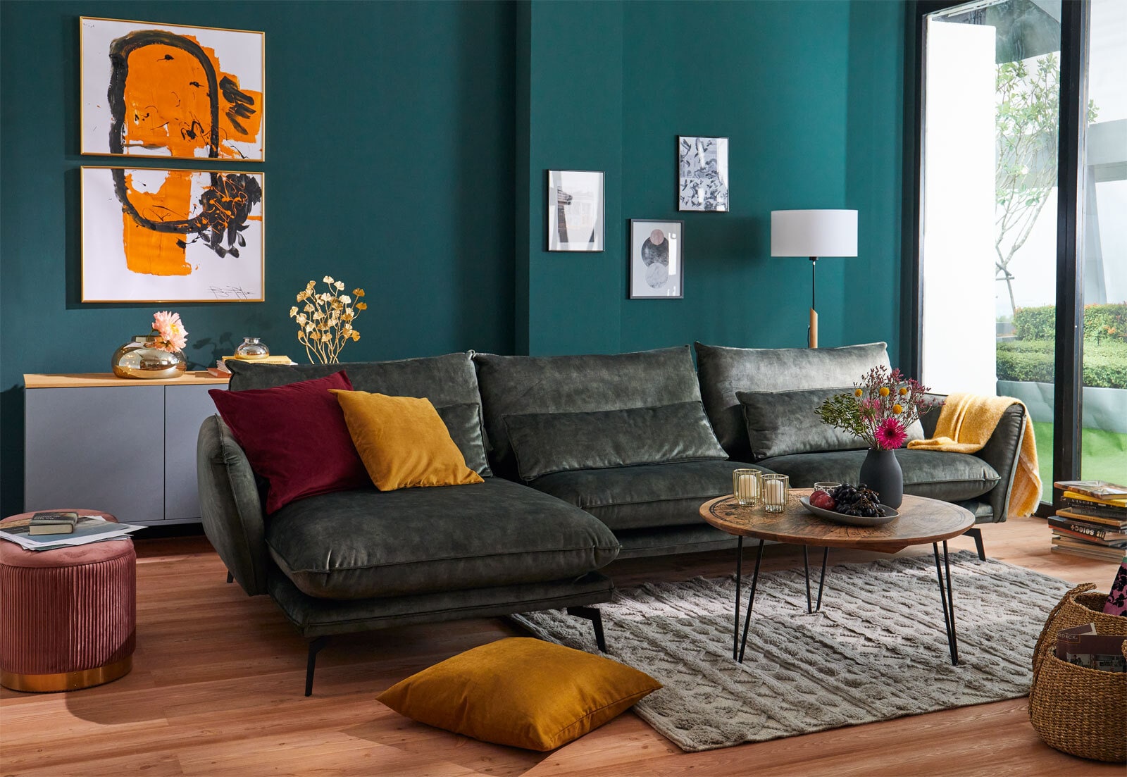 CASAVANTI Hocker Altrosa/Gold