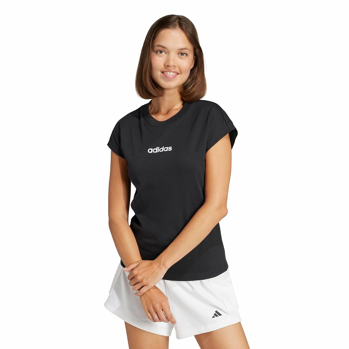 ADIDAS ROUPAS ESPORTIVAS<br>Camiseta Essentials Slim Logo
