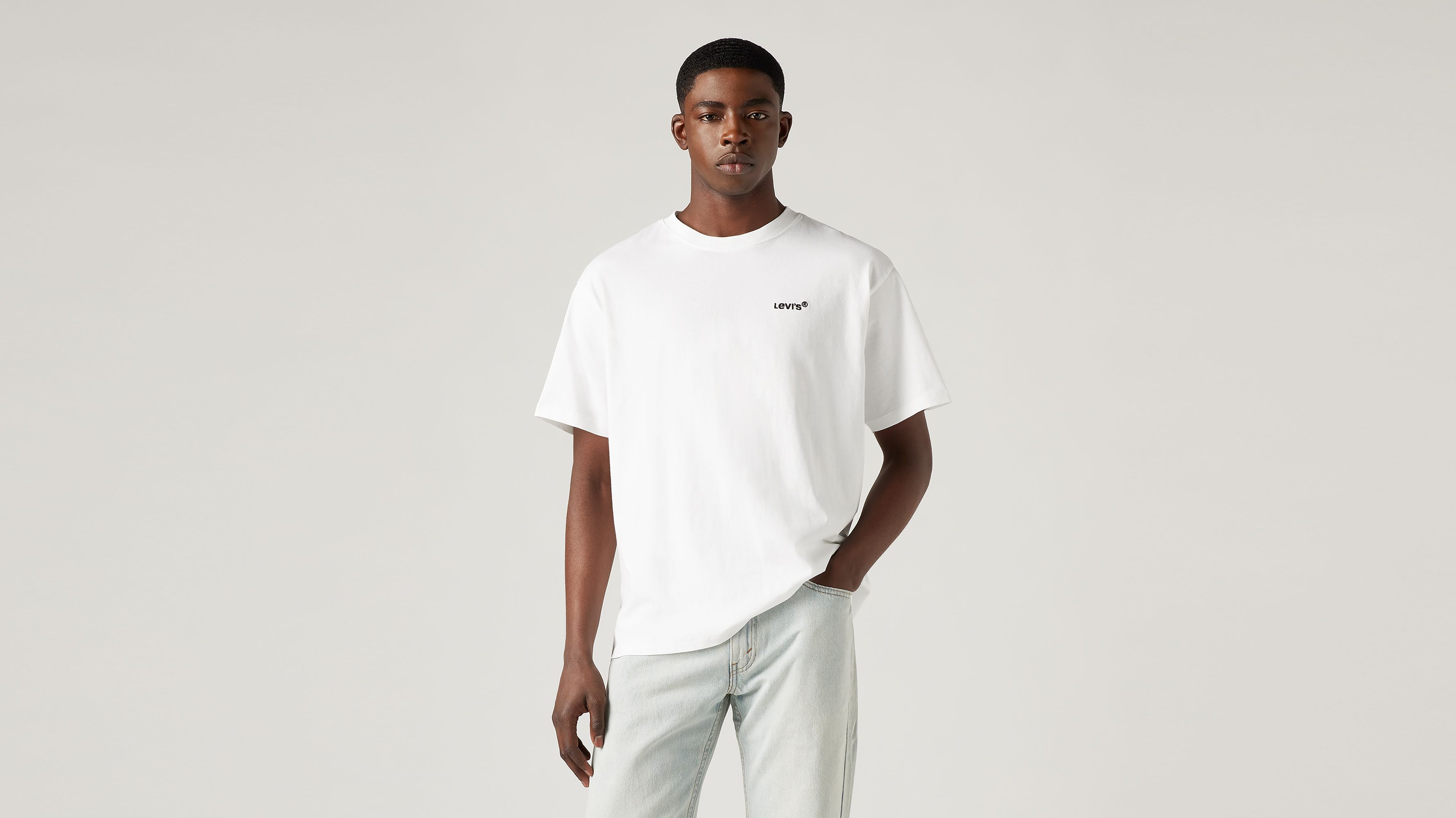 T-shirt vintage Levi's® Red Tab™ - White - Blanc