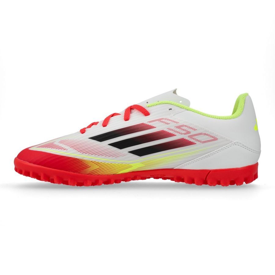 adidas F50 Club TF Pure Victory - Blanc/Noir/Jaune
