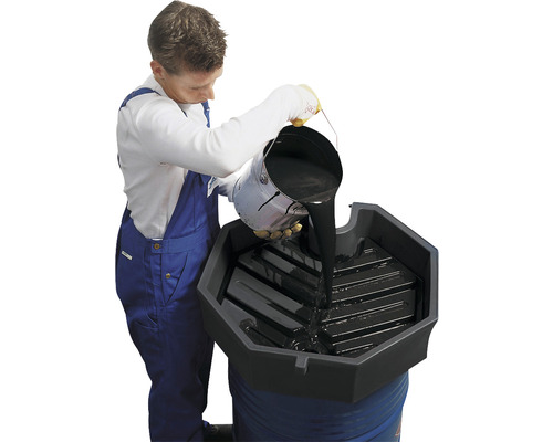 Falcon vattrechter met deksel, kunststof, 22 l