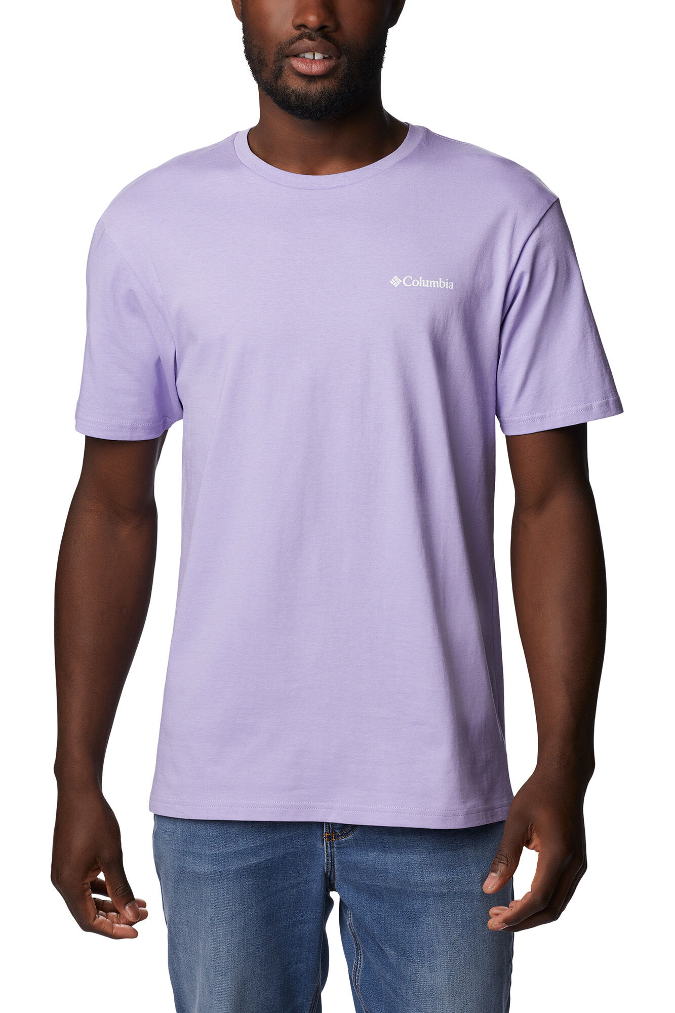 Camiseta masculina de manga curta Columbia North Cascades™ - Roxa