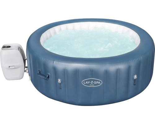 Bestway® LAY-Z-SPA® WiFi Milan AirJet Plus™ opblaasbare hottub met 140 luchtjets, geïntegreerd verwarmingssysteem, multifunctionele pomp en app-bediening, blauw