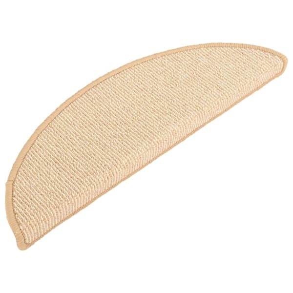 vidaXL Trappetrinnstepper 15 stk kremhvit 56x17x3 cm