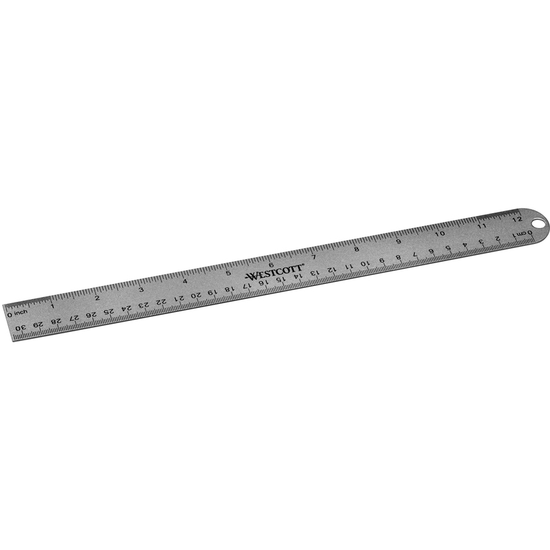 Westcott Metallmassstab, 30 cm
