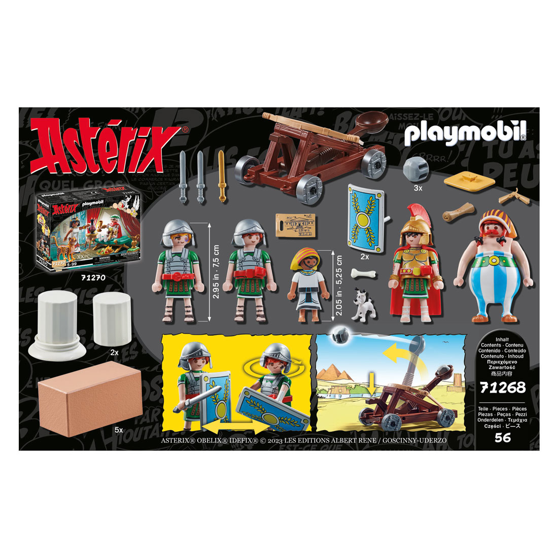 Playmobil Asterix Tekenis en de strijd om het paleis - 71268