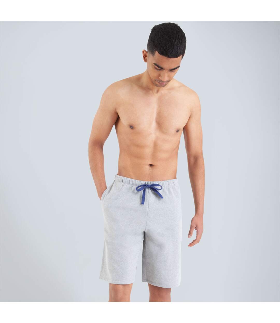 Pyjama court col rond homme Molletonné
