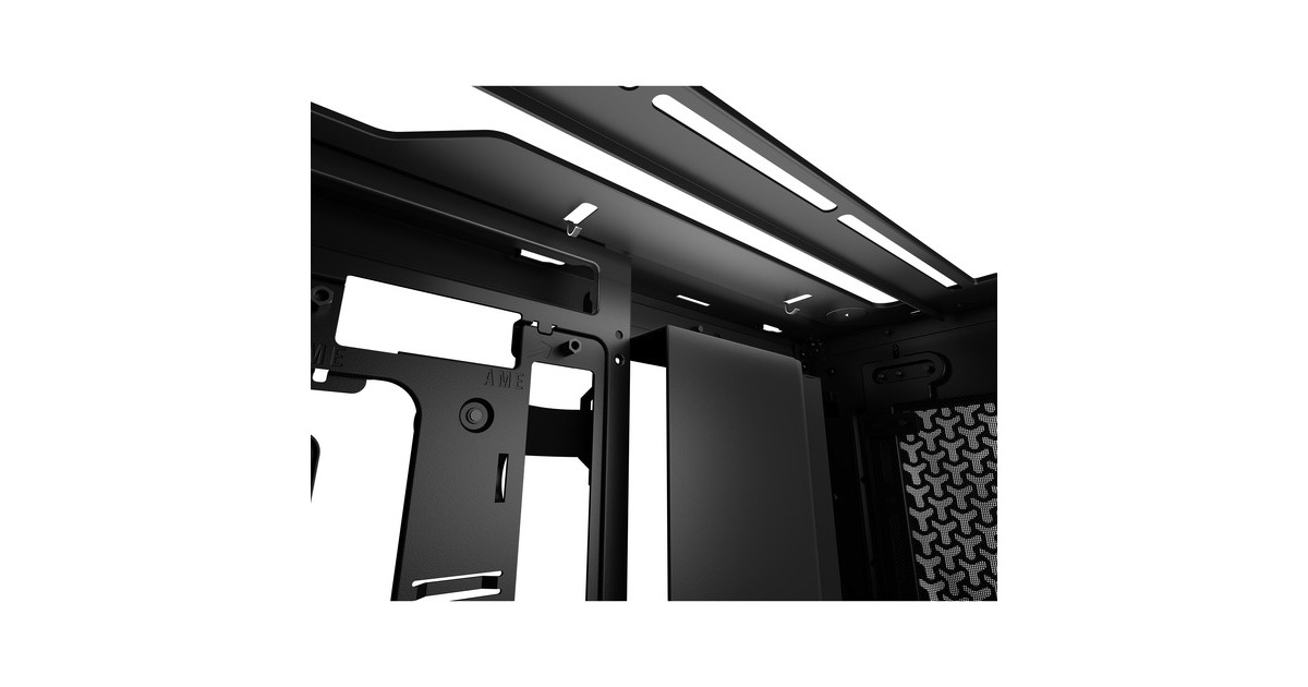 CorsairFRAME 4000D midi tower behuizing  (Zwart | 2x USB-A | 1x USB-C | Tempered Glass)