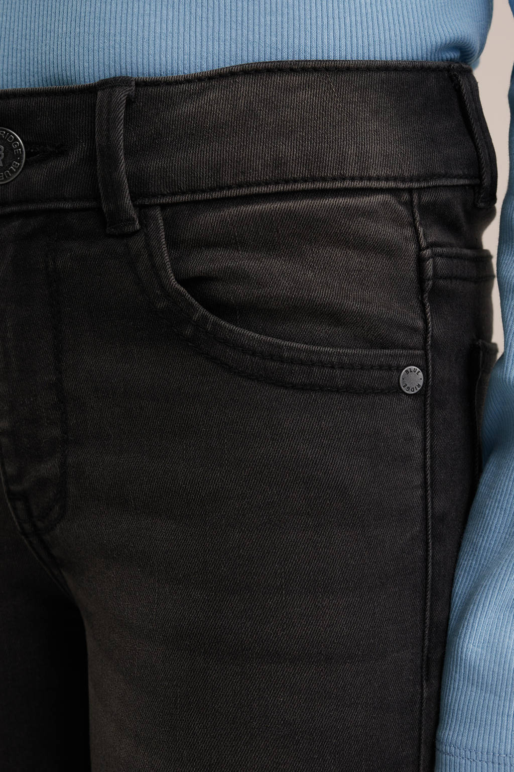 WE Fashion flared jeans black denim
