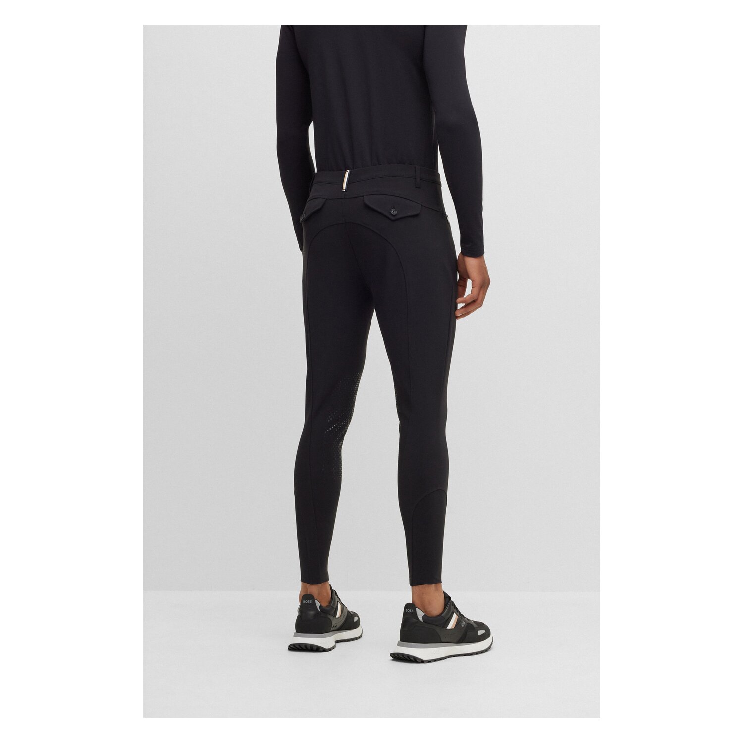 BOSS EQUESTRIAN Grip-Kniebesatz-Reithose James - black