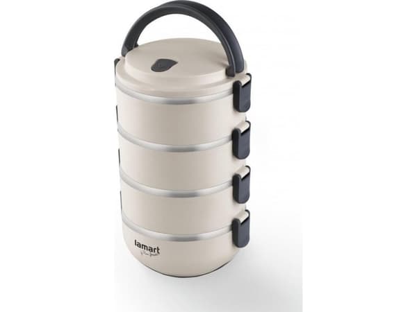 Lamart by Piere Lamart TEMP LT6024 - Thermal food carrier - 2.4 L - rund - beige