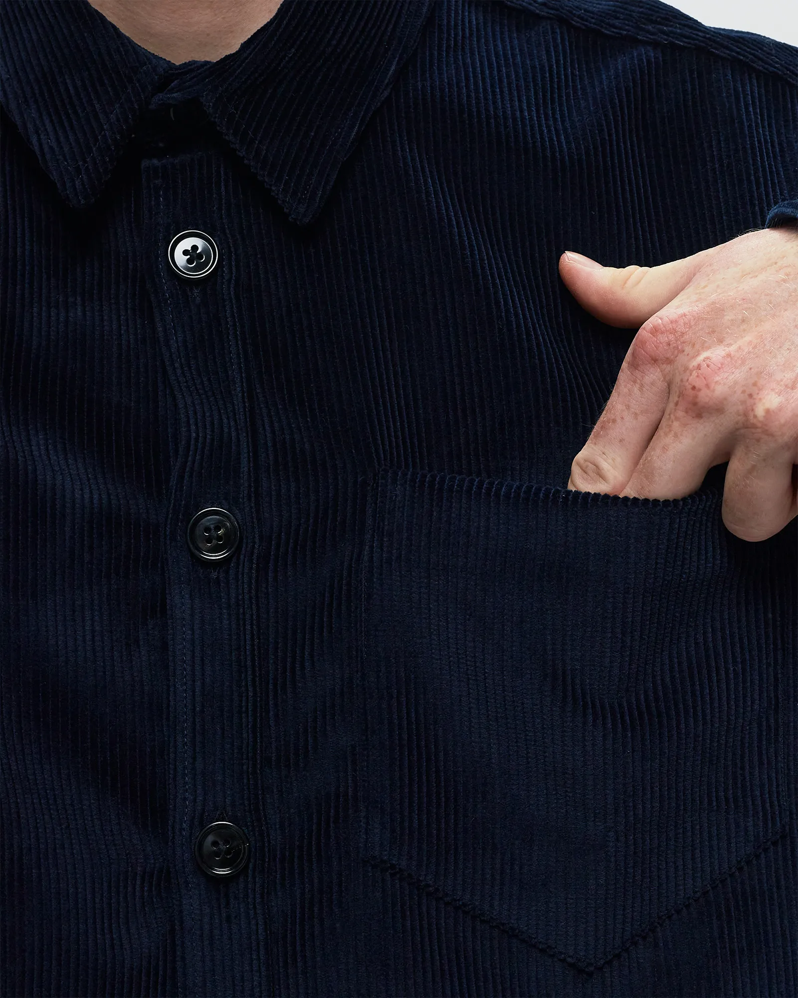 AMI Paris OVERSIZE OVERSHIRT WITH PATCH POCKET