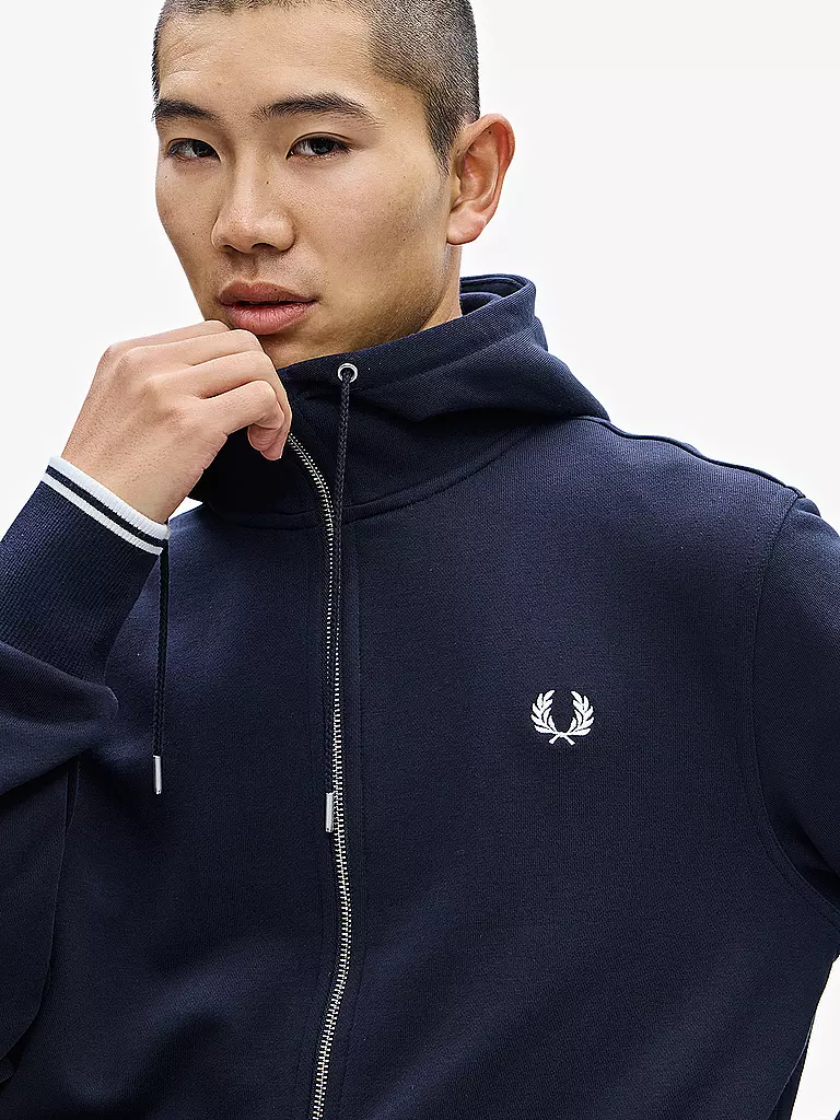 FRED PERRY Sweatjacke  blau