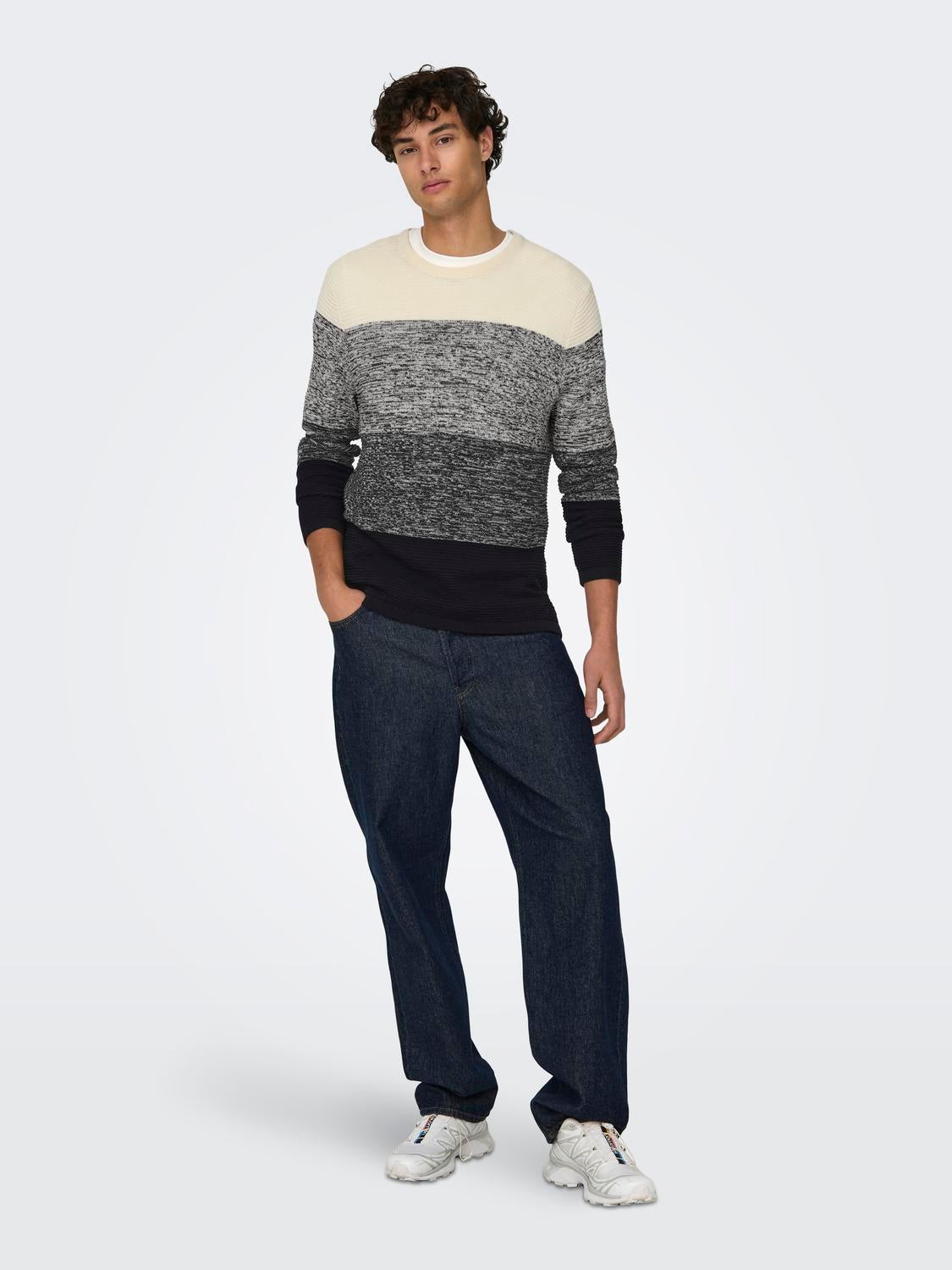 ONSHUGO Pullover Black