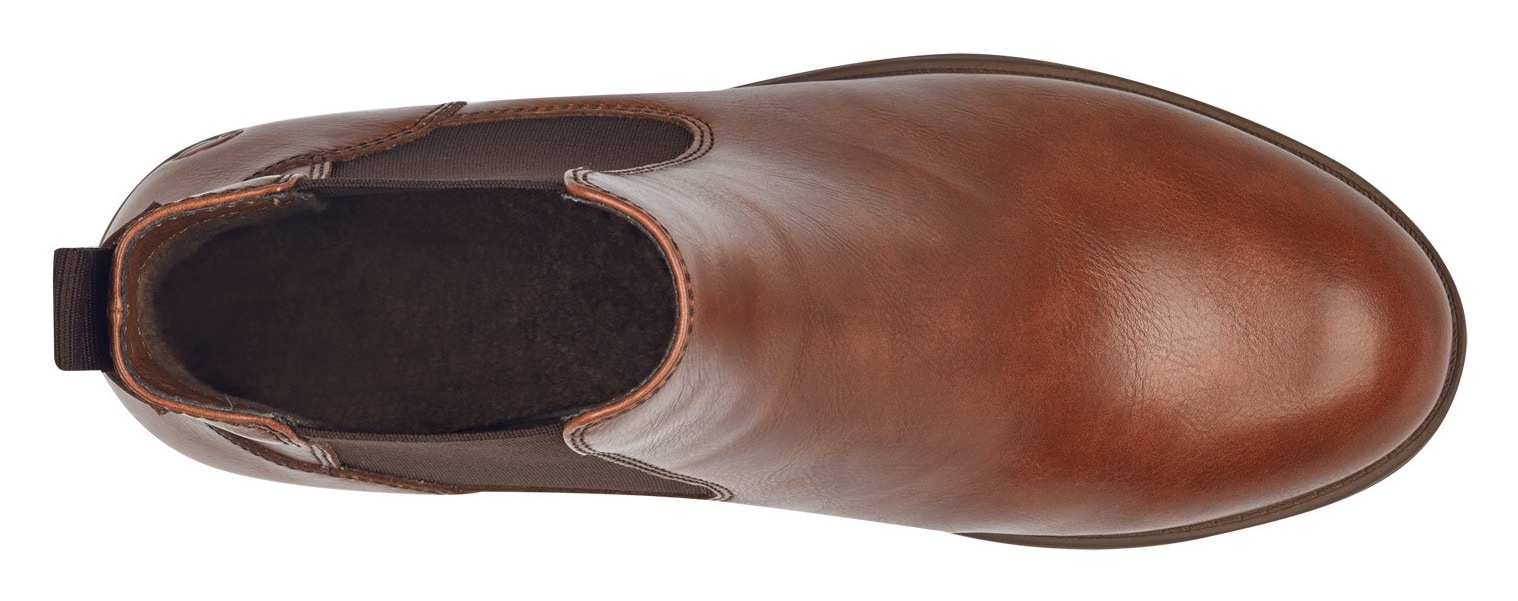 Tamaris Chelseaboots  , Blockabsatz, Stiefelette, Businessschuh, Schlupfschuh, Anziehlasche
