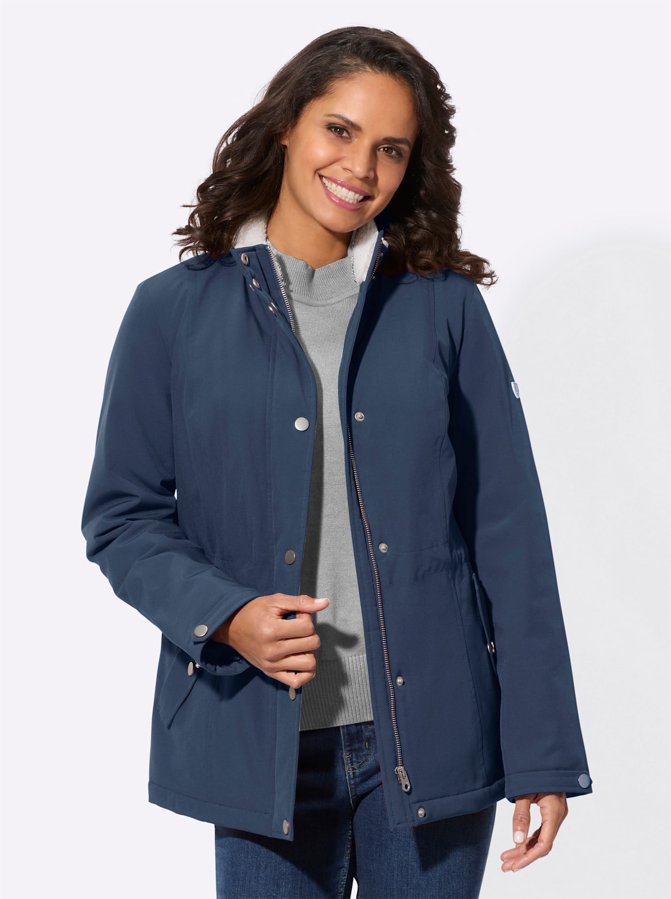 Casual Looks Softshelljacke ohne Kapuze